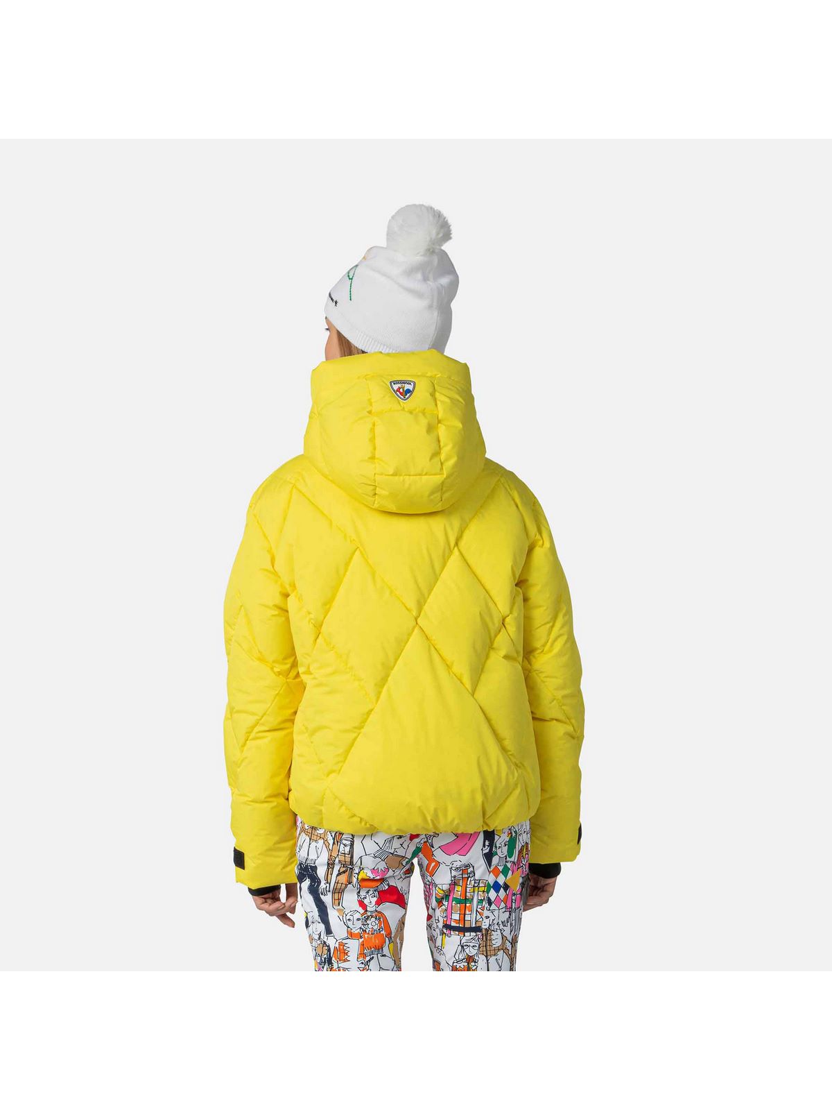 Kurtka puchowa narciarska Rossignol W Lumy Down Bomber Jkt żółty - Adventure Sports