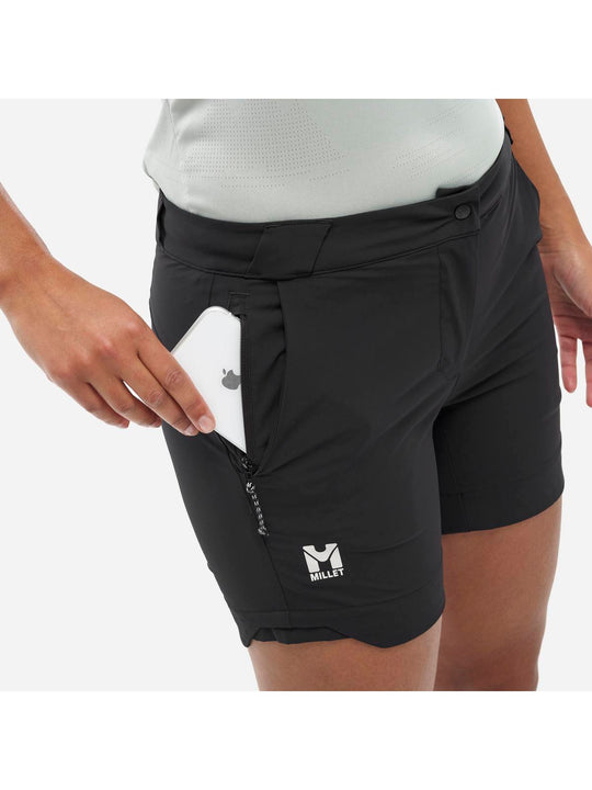 Szorty MILLET UBIC STRETCH SHORT W czarny - Adventure Sports
