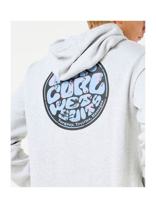 Bluza RIP CURL Wettie Passage Icon Zip Thru biała
