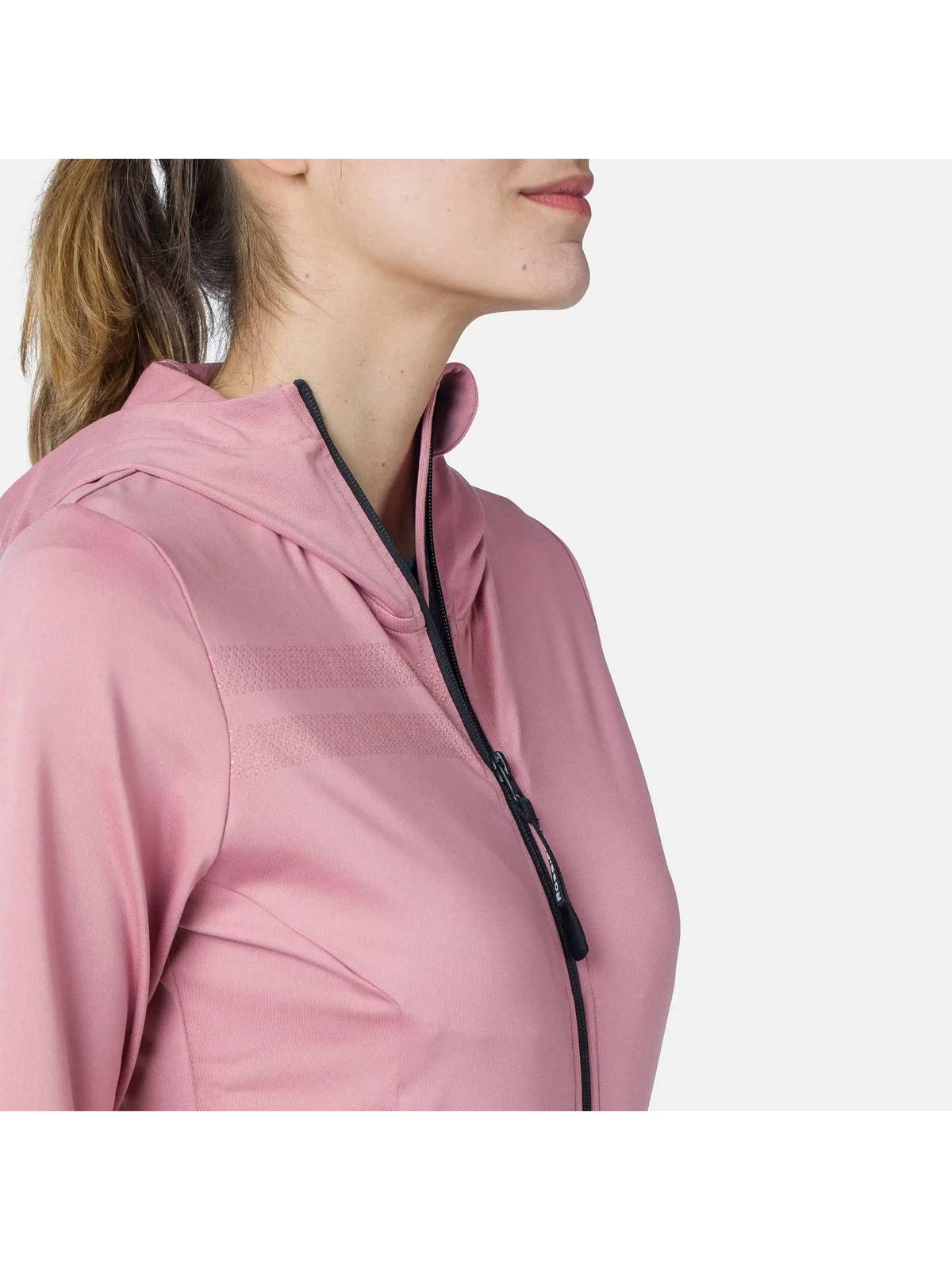 Bluza ROSSIGNOL W Hoodie Fleece - rozowy - Adventure Sports