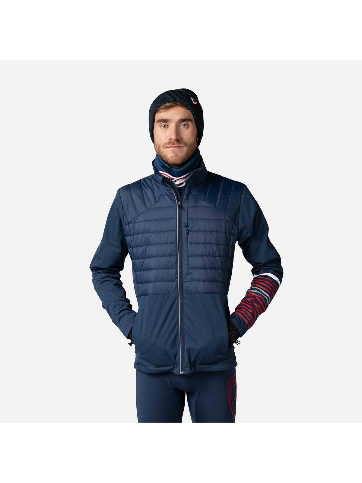 Kurtka męska nordic ROSSIGNOL Poursuite Warm Jkt granatowy