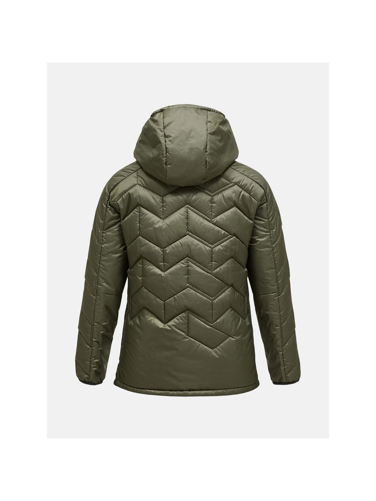 Kurtka zimowa damska Peak Performance W Elevate Liner Hood zielony - narciarska - Adventure Sports