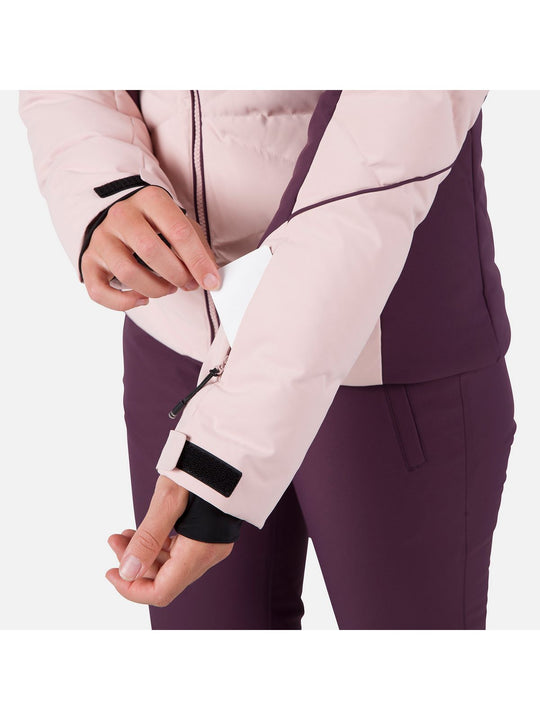 Kurtka na narty damska Rossignol W Staci Jkt różowy - narciarska - Adventure Sports
