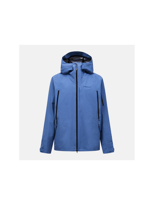 Kurtka narciarska męska PEAK PERFORMANCE Ridge Ace Ski HIPE ACE 3L Shell Jacket niebieska
