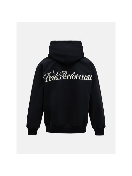 Bluza męska PEAK PERFORMANCE 40Y Graphic Hood czarna

