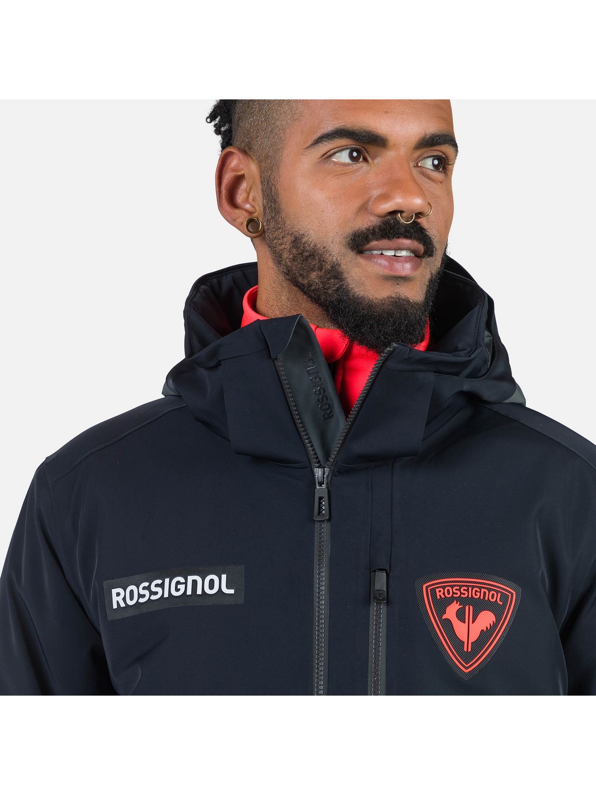 Kurtka narciarska męska Rossignol Hero Blackside Jkt czarny - Adventure Sports
