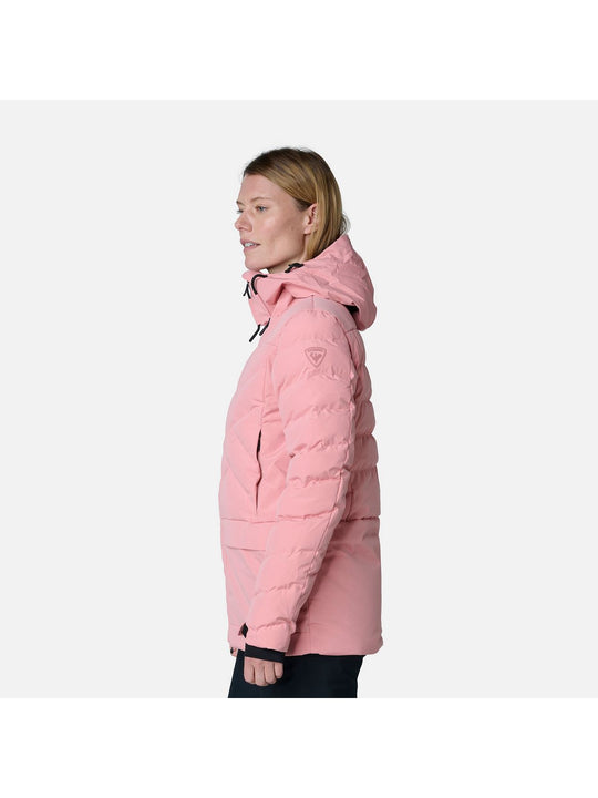 Kurtka Rossignol W Puffy Parka różowy - narciarska - Adventure Sports

