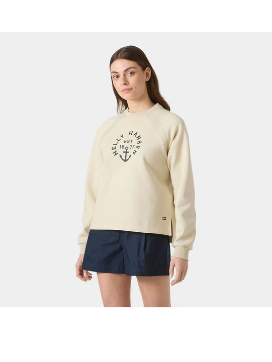 Bluza Damska HELLY HANSEN W Capri Sweatshirt Kremowa
