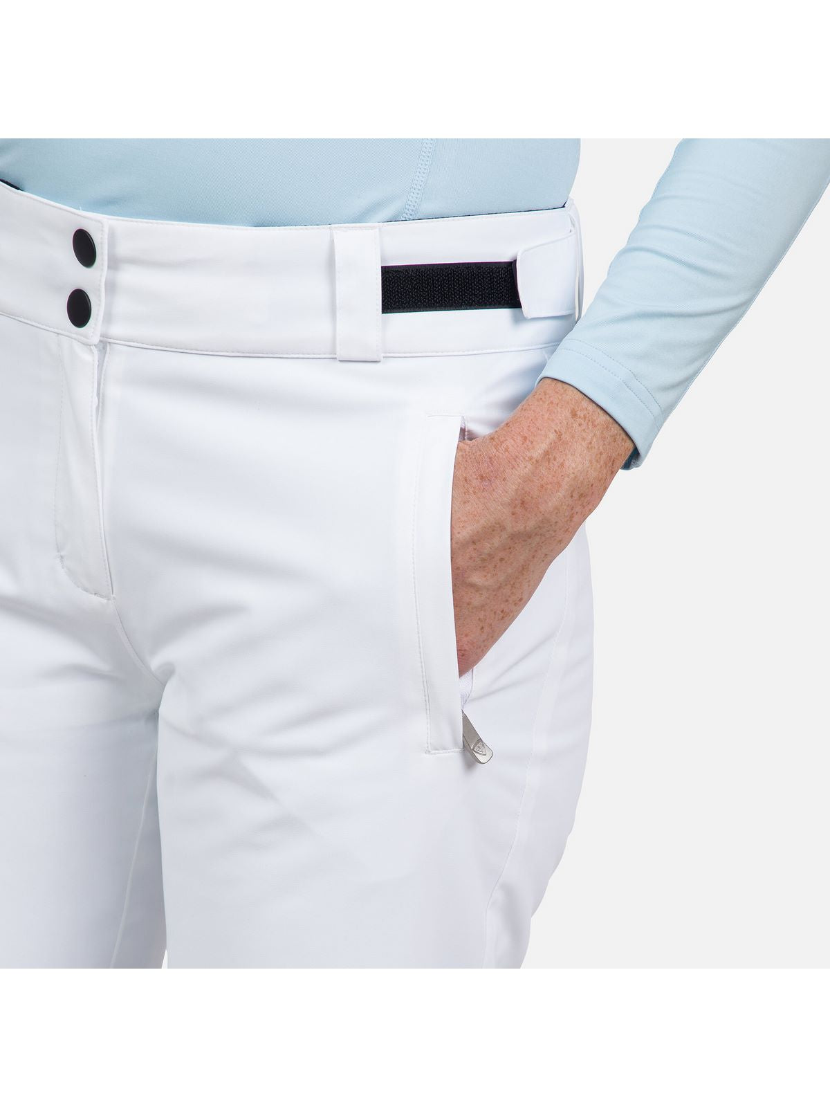 Damskie spodnie narciarskie Rossignol W Staci Pant biały - Spodnie - Adventure Sports