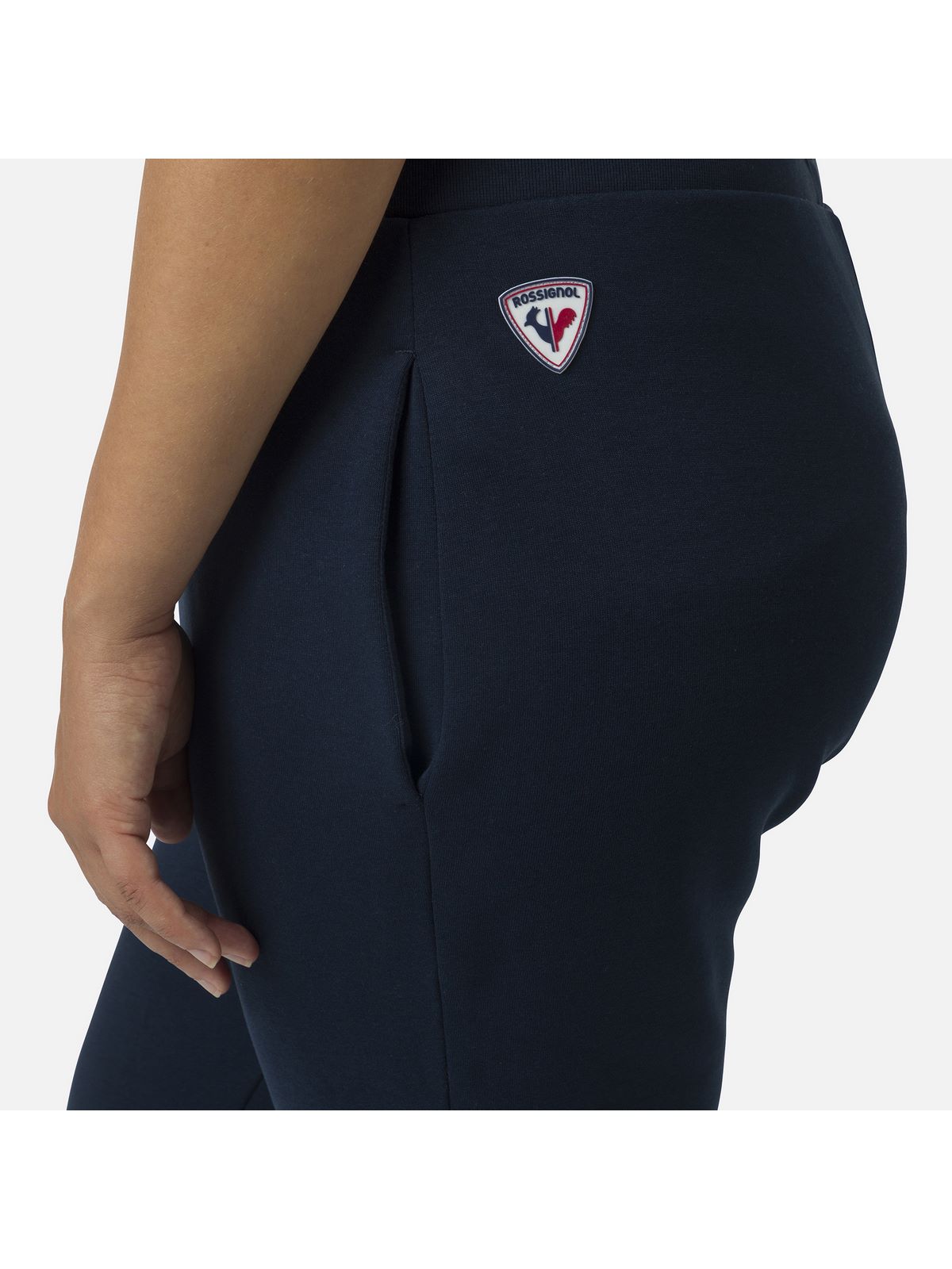 Spodnie dresowe damskie Rossignol W Logo Pant Fl granatowy - Adventure Sports