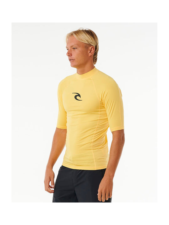 Lycra RIP CURL Waves Upf Perf S/S żółty - Adventure Sports
