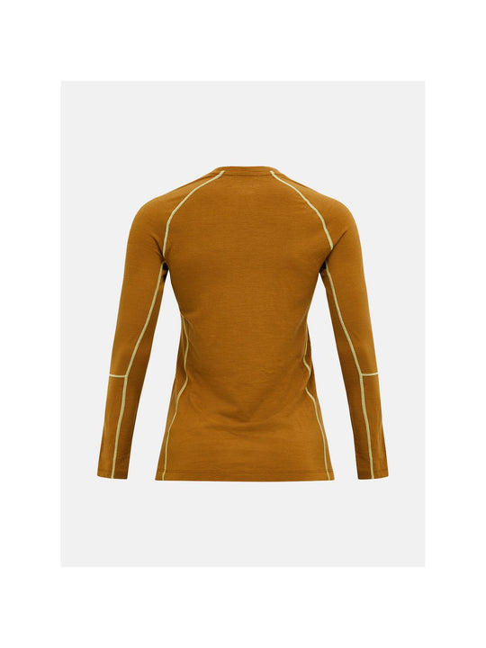 Koszulka Termiczna PEAK PERFORMANCE Magic Crew Wool-blend Baselayer Women brązowy
