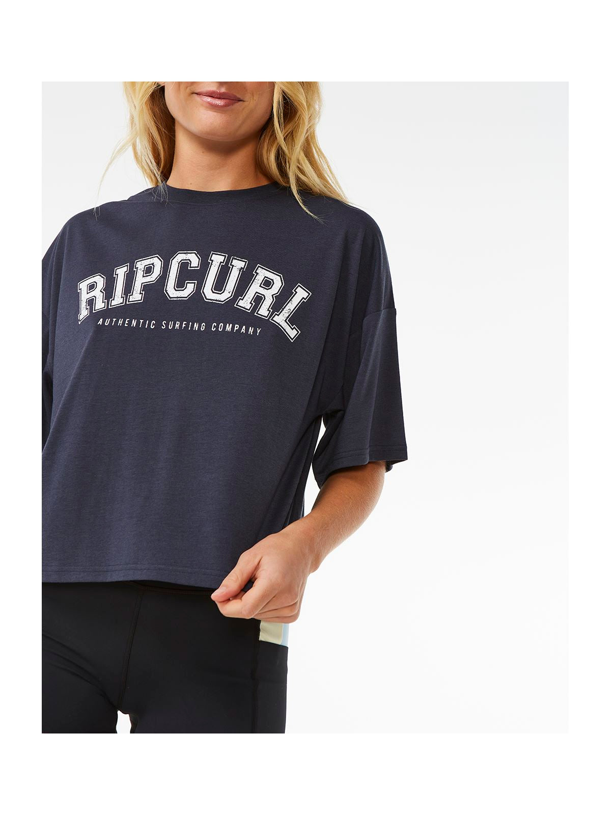 Koszulka RIP CURL Rss Crop Tee granatowy - Adventure Sports