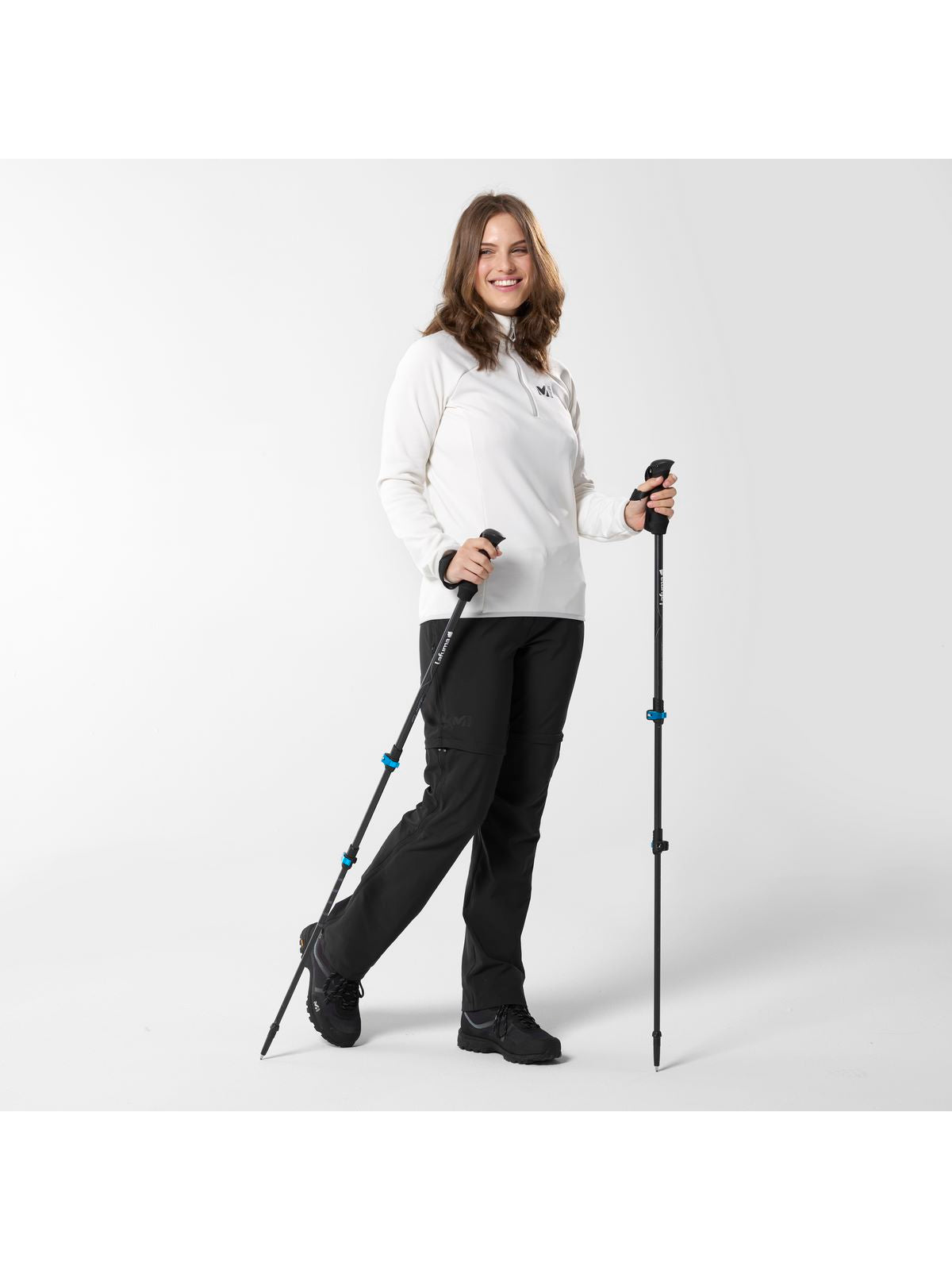 Spodnie MILLET W Trekker Str Zipoff P Iii czarny - Adventure Sports
