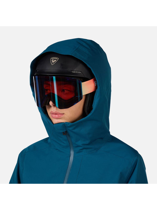 Kurtka narciarska damska ROSSIGNOL W ROCHRUN INSULATED JKT niebieska
