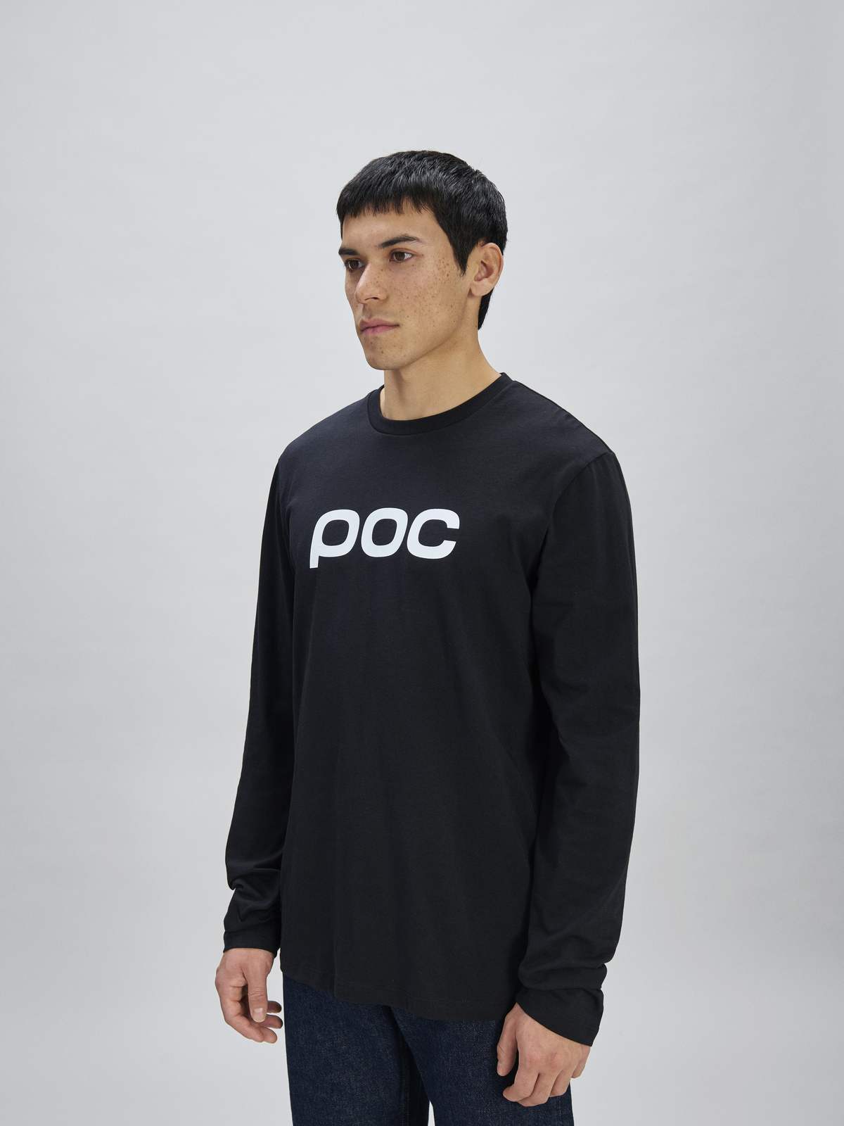 Koszulka longsleeve POC L/S Tee czarna
