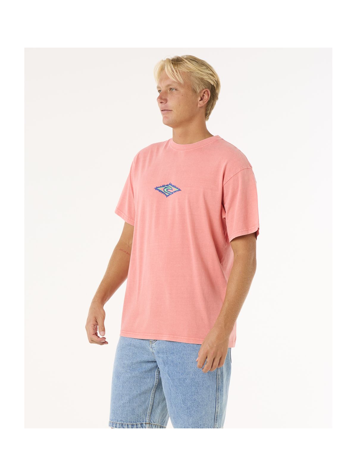 Koszulka RIP CURL Raw Energy Sloth Tee różowy