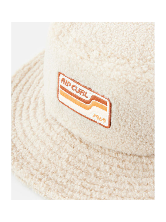 Kapelusz RIP CURL Teddy Drawstring Bucket Hat beżowy - Czapka - Adventure Sports
