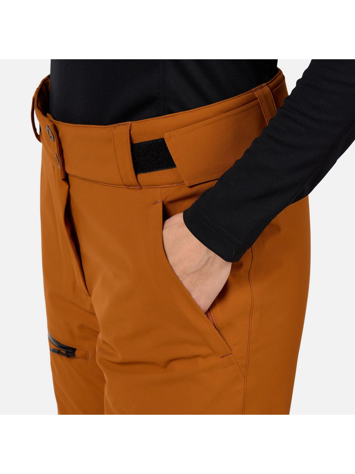 Spodnie narciarskie damskie ROSSIGNOL W Outerlimits Insulated Pant brązowe