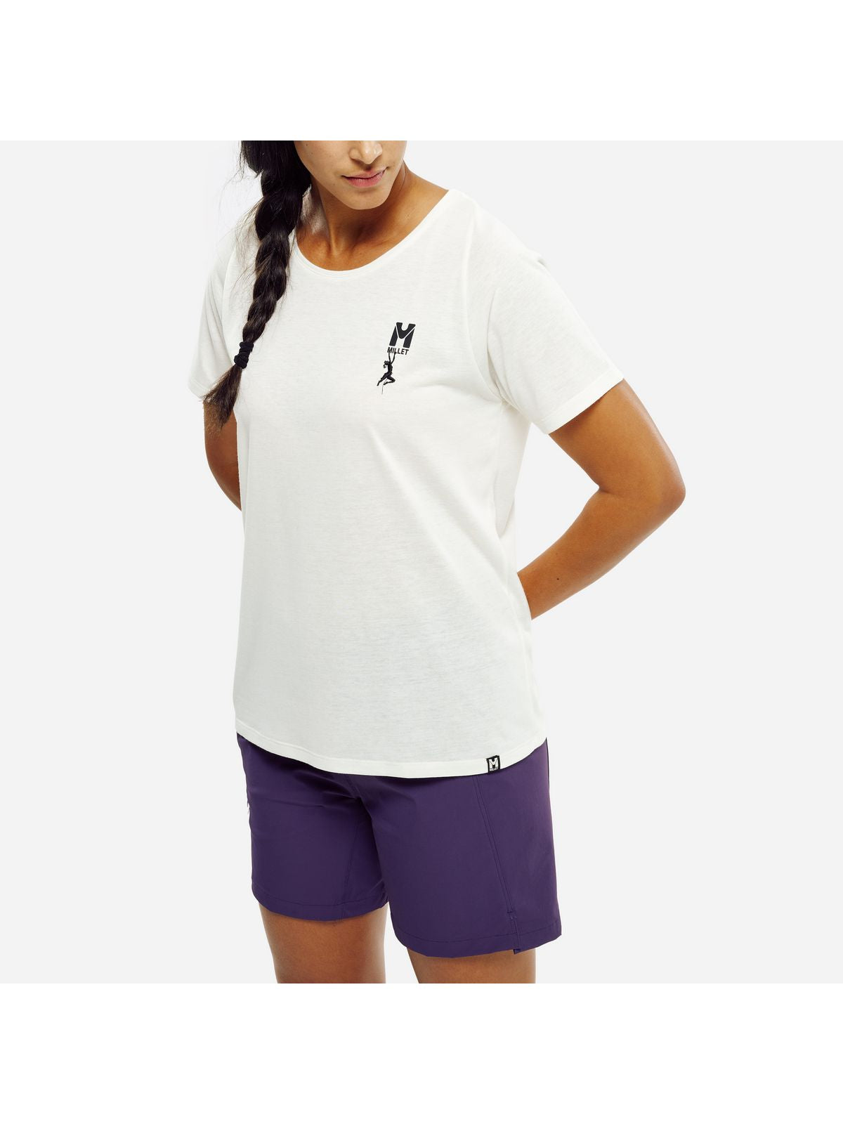 Koszulka damska MILLET Cimaï Natural Ts Ss W beżowa