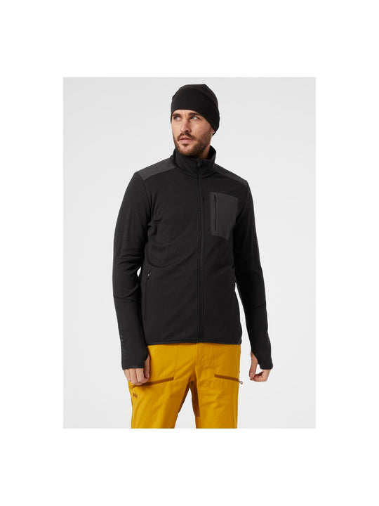 Koszulka Helly Hansen Lifa Merino Midlayer czarny - Adventure Sports
