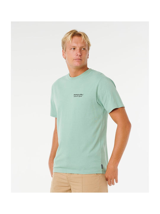 Koszulka męska RIP CURL Vaporcool Search Peak Tee zielona
