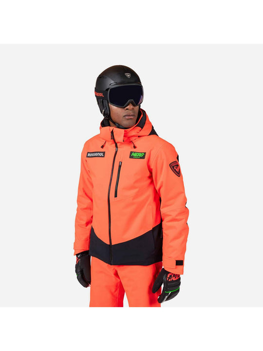 Kurtka narciarska męska ROSSIGNOL Hero Blackside Insulated Jkt czerwona
