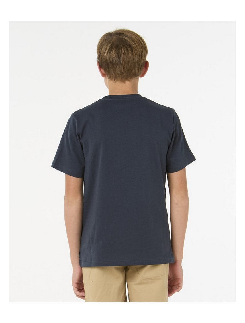 Koszulka dziecięca RIP CURL FILGREE TEE - BOY granatowy