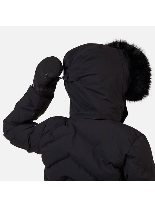 Kurtka narciarska damska ROSSIGNOL W STACI INSULATED JKT czarna
