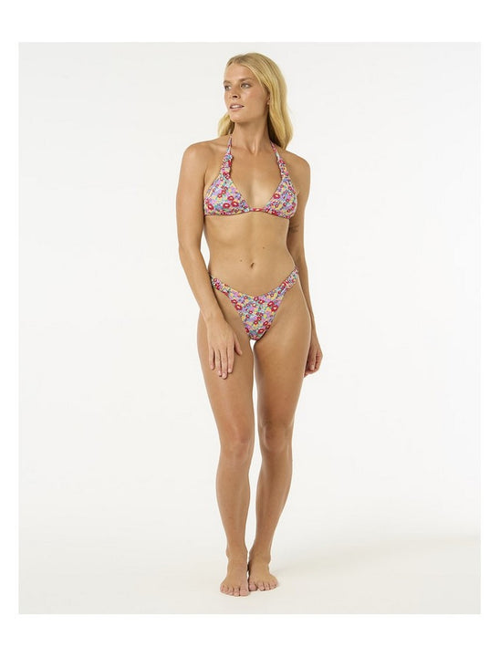 Majtki kąpielowe RIP CURL Las Flores High Leg Skimpy czerwone
