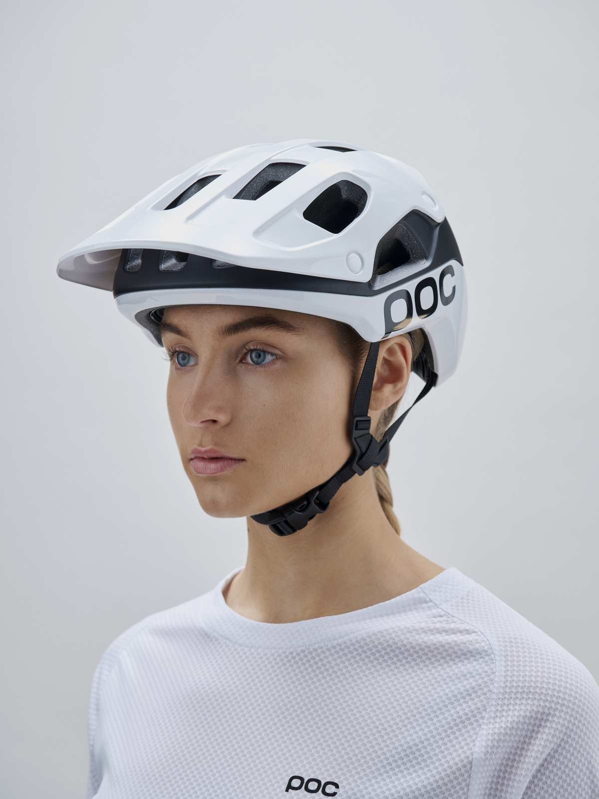 Kask rowerowy POC Cularis Pure biało czarny