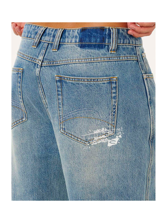 Spodnie męskie RIP CURL Inner Visions Denim Pant niebieskie
