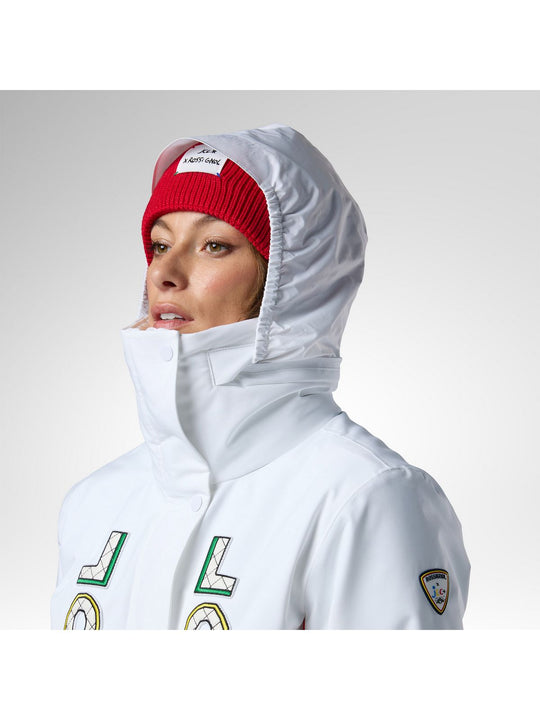 Kombinezon damski ROSSIGNOL W Jcc Ski Suit biały

