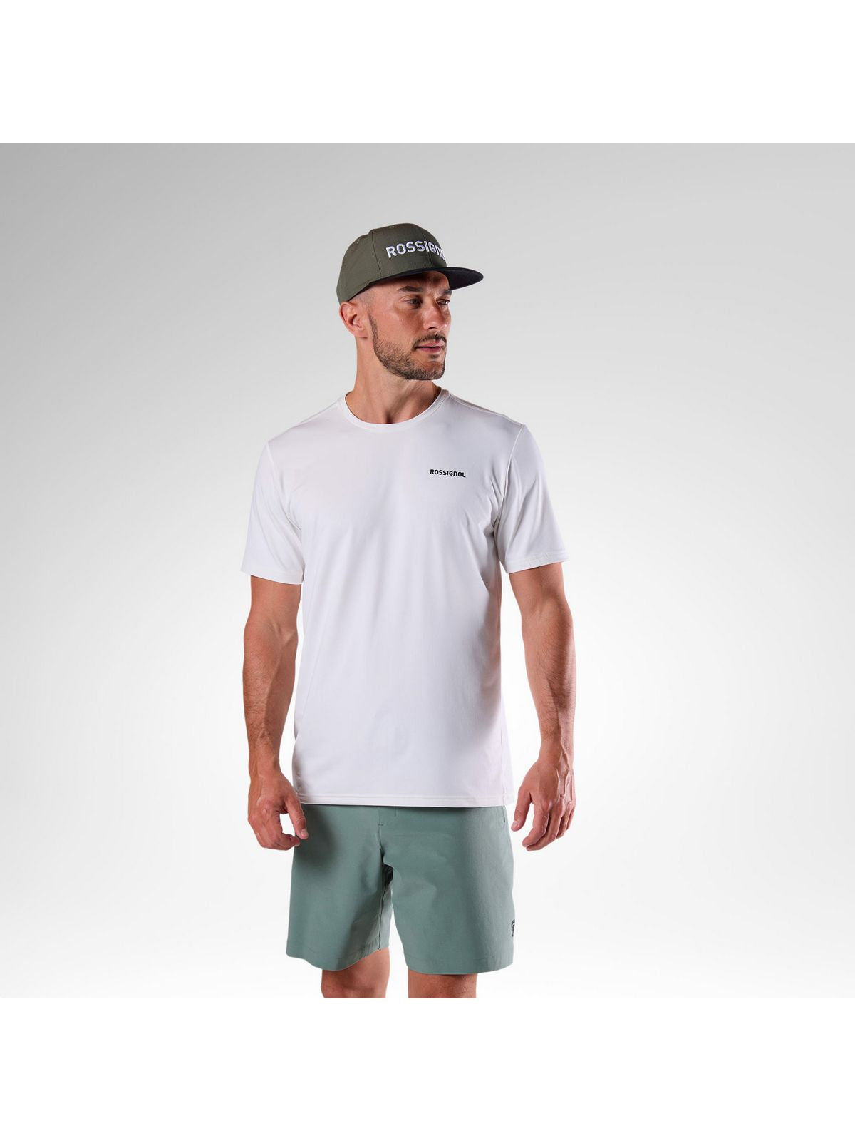 Koszulka męska ROSSIGNOL M Graphic Active Tee biała