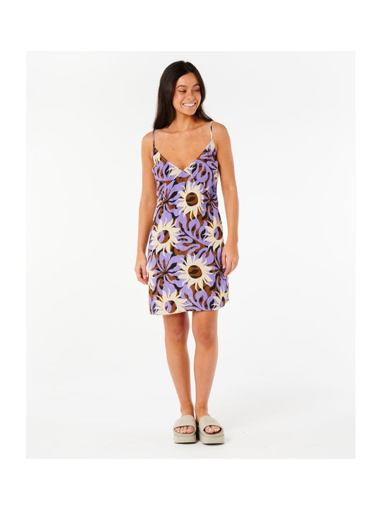 Sukienka RIP CURL Sun Drenched Mini Dress turkusowy - Adventure Sports
