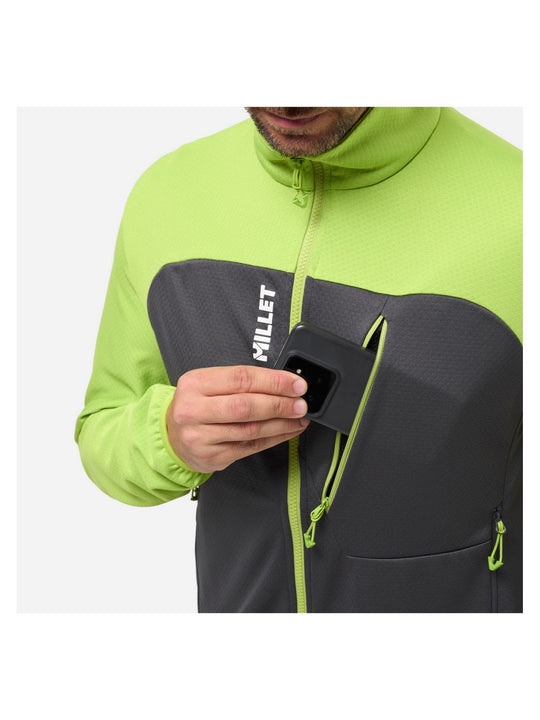 Bluza męska MILLET Lokka Jkt Iii M żółta limonkowa
