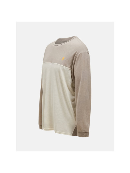 Koszulka PEAK PERFORMANCE M Trail Wool Blend LS beżowy - Adventure Sports
