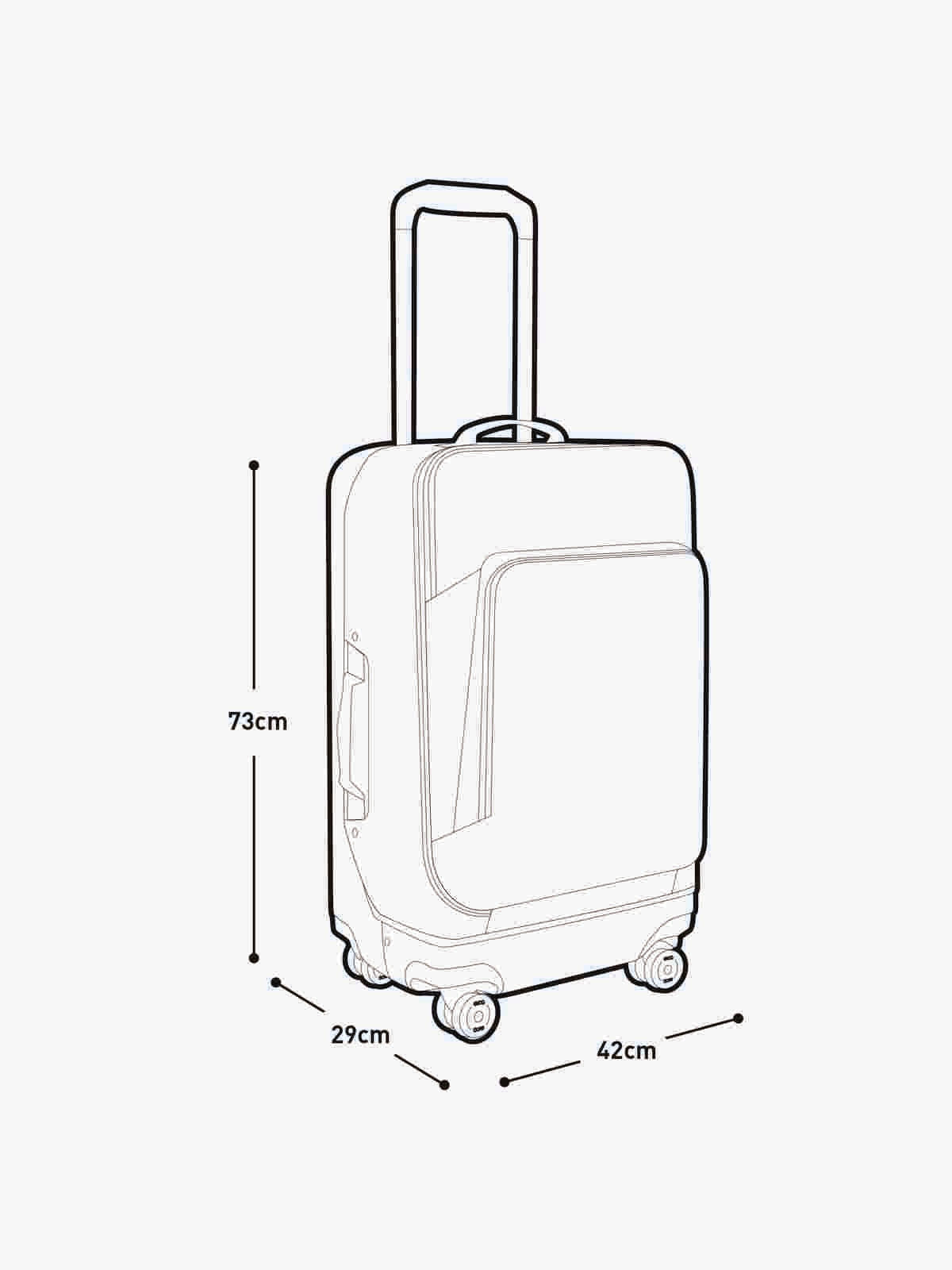 Walizka EVOC 4-Wheel Trolley 100 violet/black