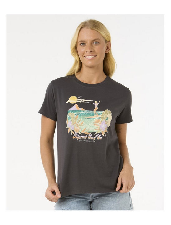 Koszulka RIP CURL Gliding Standard Tee czarny
