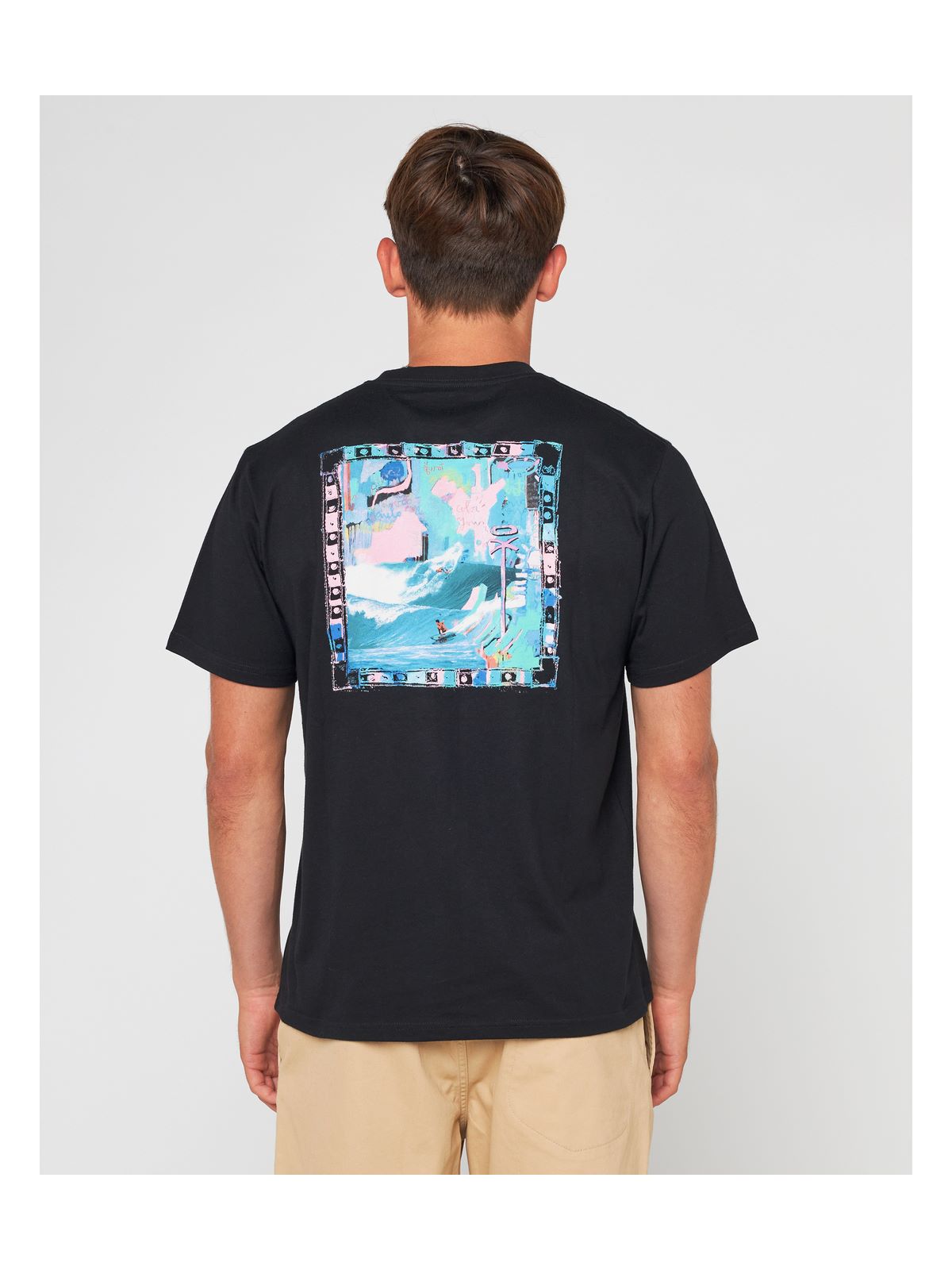 Koszulka RIP CURL Ripcurl X Ba Bapt Photoprintee czarny - Adventure Sports