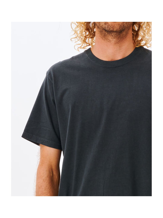 Koszulka męska RIP CURL Plain Wash Tee czarny
