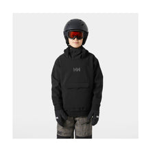 Bluza dziecięca HELLY HANSEN JR POWDER SOFTSHELL HOODIE czarna
