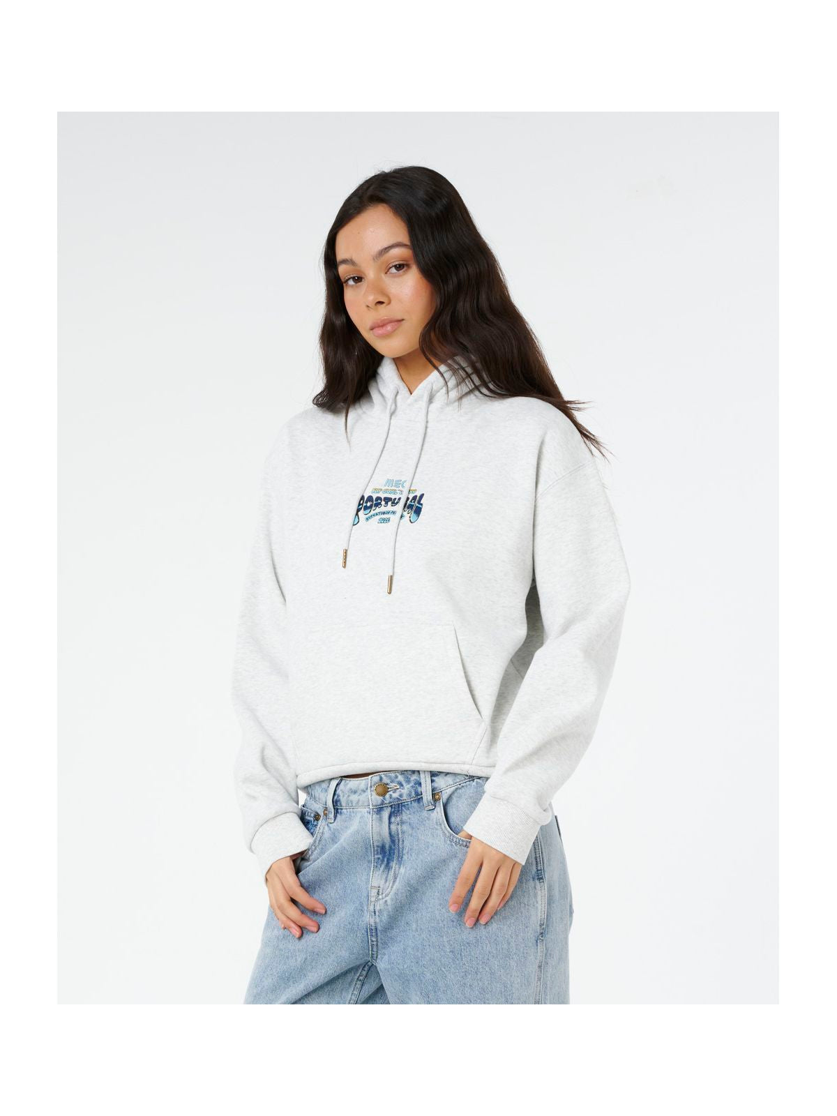 Bluza damska RIP CURL Peniche Merch Hood szara