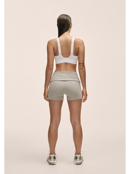 Legginsy treningowe damskie CASALL Sublime Folded Hotpants kolor szary
