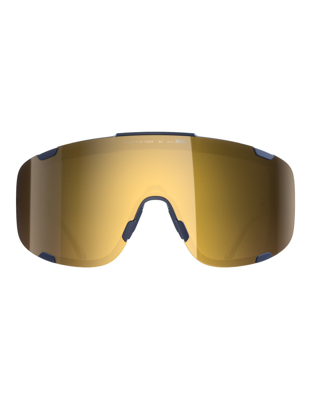 Okulary rowerowe POC Devour granatowe - Clarity Road/Partly Sunny Gold cat.2