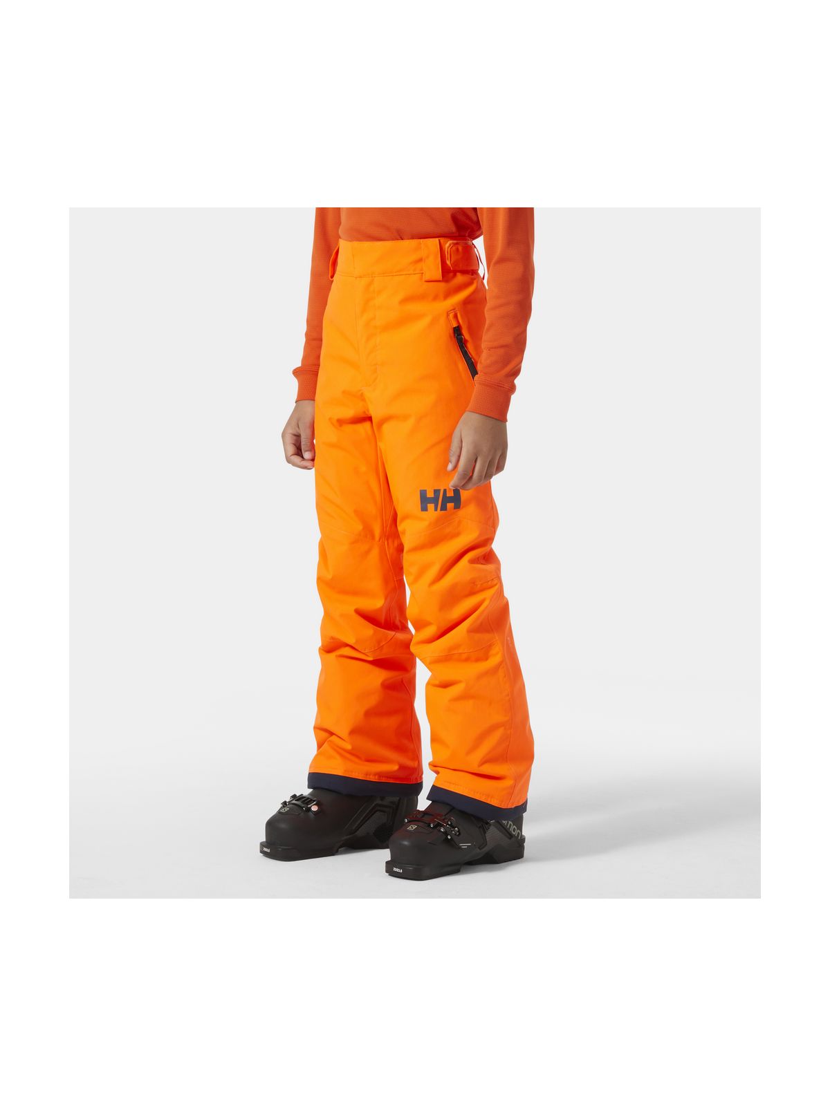 Spodnie narciarskie dziecięce HELLY HANSEN JR LEGENDARY PANT pomarańczowe