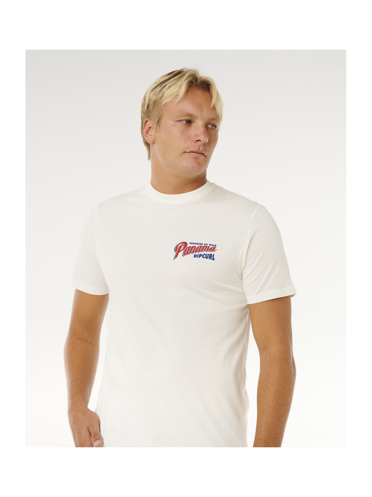 Koszulka męska RIP CURL Desti Animals Tee biała