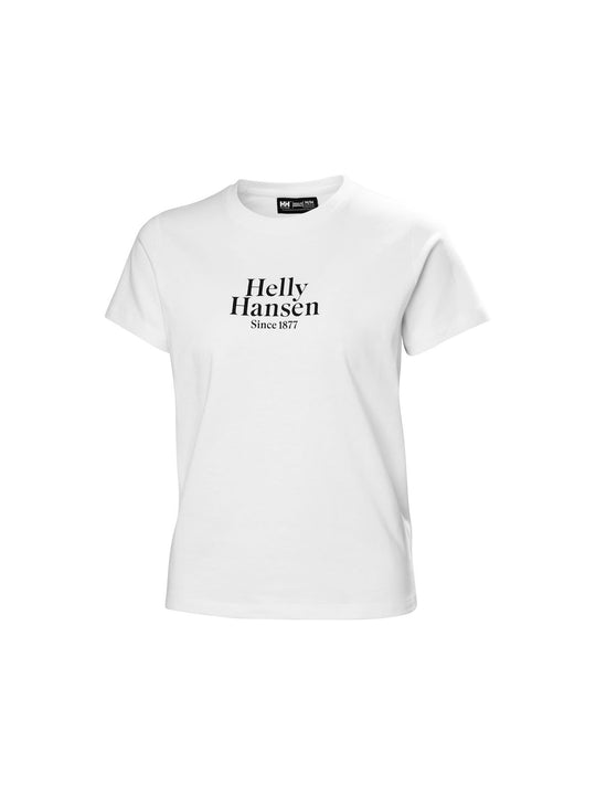 Koszulka HELLY HANSEN W Core Graphic T-Shirt biały - Adventure Sports
