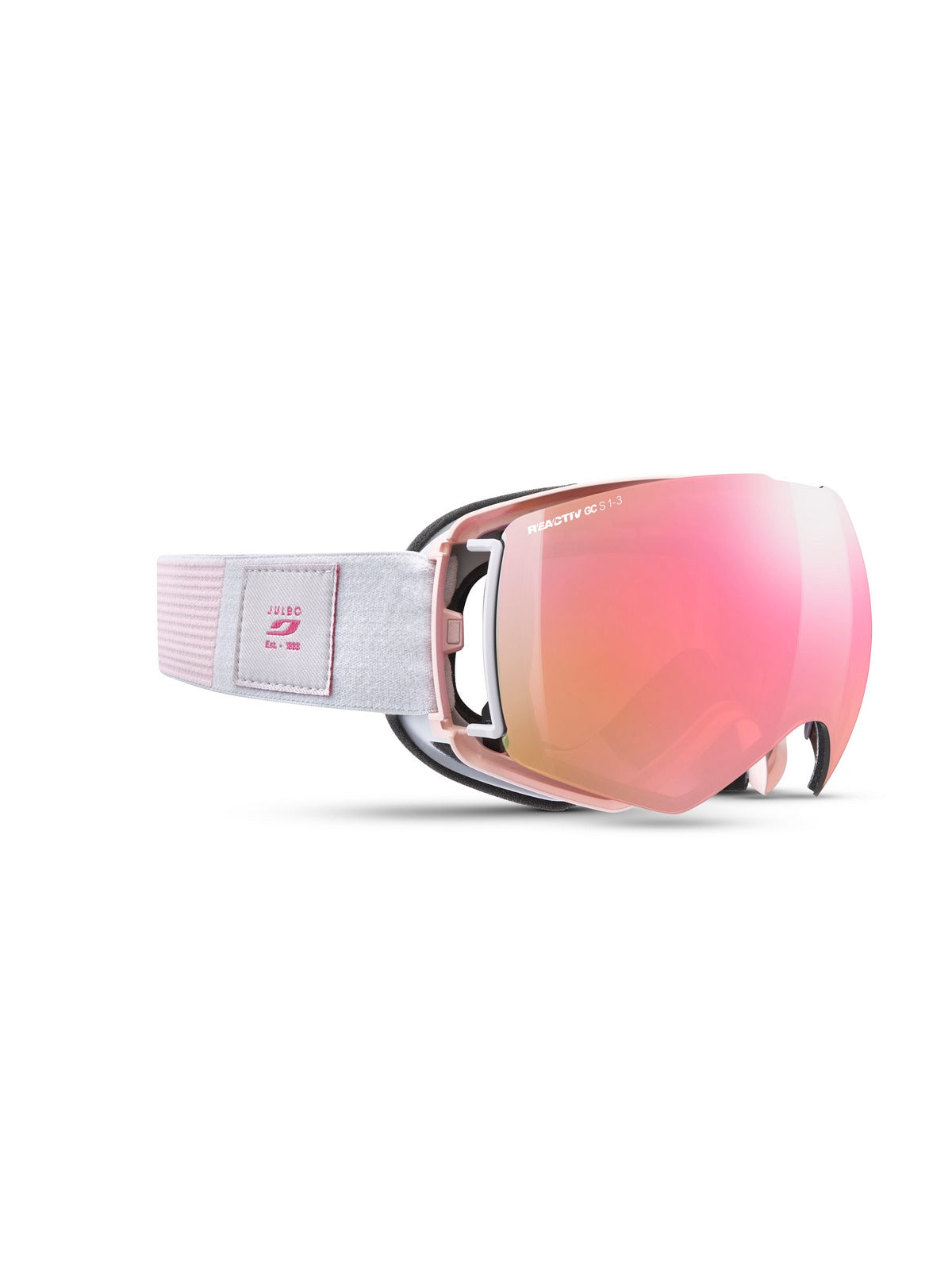 Gogle narciarskie JULBO Lightyear różowy fotochrom Cat 1-3 Glare Control - XL - Adventure Sports