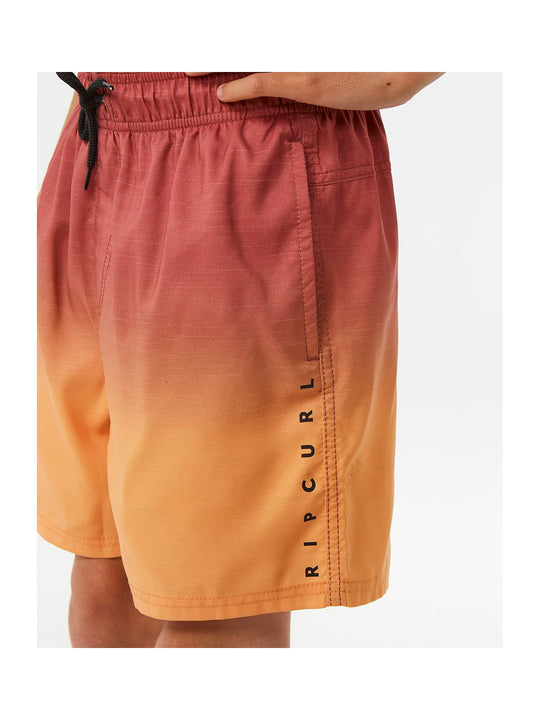 Boardshorty RIP CURL Fade Volley Boy czerwony - Adventure Sports
